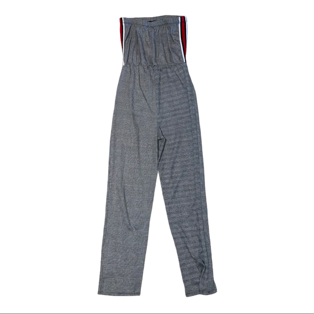 Plaid Jumpsuit